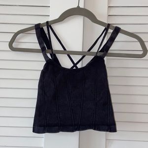 Free People Movement crop exercise top.